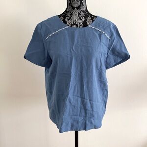 Tristan Loose short sleeve top size M, light blue color